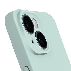 Acheter Avizar Coque pour iPhone 15 Caméra Protégée Soft Touch Série Sweet Vert Menthe