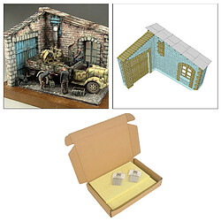 Avis Artisanat BRICOLAGE Bâtiment 3D Puzzles Modèle Kits Bois Ruines Coin Maison 1:35 Échelle Miniature Sable Tableau Guerre L'architecture Mises En Page