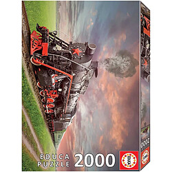 Avis Educa Borras Educa Puzzle 2000 Pièces Locomotive à Vapeur au Thème Trains Multicolore