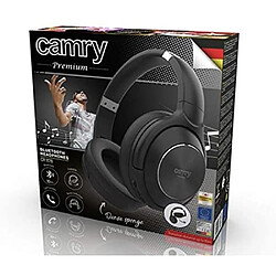 Camry CR 1178 Casque Audio Sans Fil Bluetooth Circum Auriculaire Pliable Noir pas cher