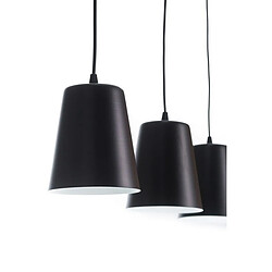 EPIKASA Suspension Milargo, Noir, Acier, 66x100x14 cm