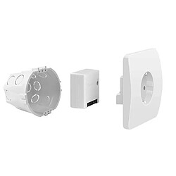 Ledkia Interrupteur WiFi Compatible avec Interrupteur Conventionnel SONOFF Mini R2 10A Blanc