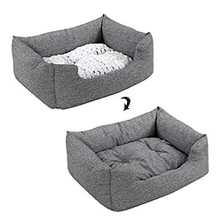 Avis Feandrea Panier pour Chien Lit S 60 x 50 x 22 cm Dog Bed Coussin Matelas Animaux PGW22G