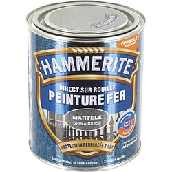 Peinture fer - Martelé Gris - 750 ml - HAMMERITE