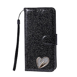 Universal Bling Diamond PU en cuir portefeuille pour Galaxy S9 (noir)