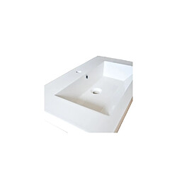 Avis Le Quai Des Affaires Plan de toilette GLAM 2 80cm / Blanc