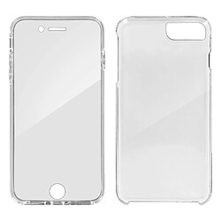 Avizar Coque Intégrale Rigide Avant Arrière iPhone 7 Plus / iPhone 8 Plus Transparente