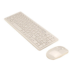 Acheter clavier et souris sans fil slim pour le bureau à domicile pc portable macbook blanc