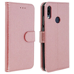 Avizar Housse Samsung Galaxy M20 Étui Portefeuille Support Stand - rose gold