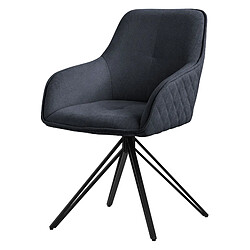 ML-Design Chaise pivotante Chaise de salle à manger avec accoudoirs 360 degrés pivotante C