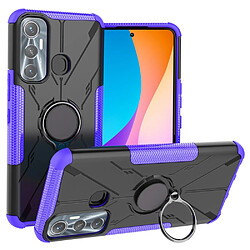 Coque en TPU anti-chocs avec béquille pour votre Infinix Hot 11 - violet