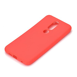 Avis Wewoo Coque Souple Pour Nokia 6.1 Plus Candy Color TPU Case Rouge