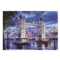 5d bricolage diamant peinture kit de broderie paysage photo pont de Londres pas cher