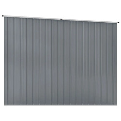 Avis Helloshop26 Abri de jardin cabane cabanon maison de stockage remise extérieur hangar outils robuste 195 x 198 x 159 cm acier galvanisé gris 02_0022231