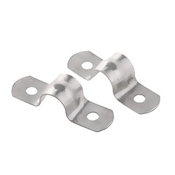 Avis 4x Tuyau de Tension de Collier de Selle En Forme de U En Acier Inoxydable 10 Mm + 25 Mm de Diamètre