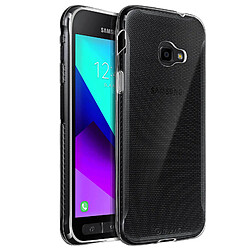 Coque Galaxy Xcover 4 et 4S Silicone Antichoc Fin Crystal Muvit Transparent