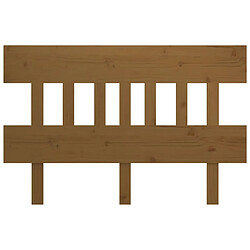 Avis Maison Chic Tête de lit scandinave,Meuble de chambre Marron miel 153,5x3x81 cm Bois massif de pin -MN16308