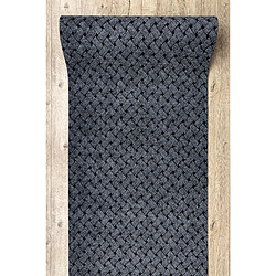 RUGSX Paillasson antidérapant pour les mètres courants 100 cm VECTRA 902 Liverpool extérieur, intérieur, sur caoutchouc - gris clair 100x100 cm pas cher