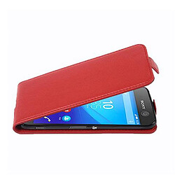 Cadorabo Coque Sony Xperia M5 Etui en Rouge