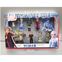 Universal Hot Disney Frozen 2 Reine des Neiges Elsa Anna PVC Action Picture Olaf Christoph Sven Animation poupée Figurine Jouets pour enfants Cadeaux pour enfants | Action People(Coloré)