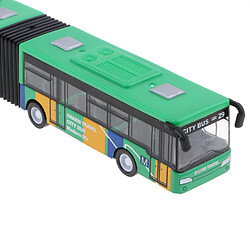 Avis 1:64 Échelle d'alliage Pull Back Véhicule Autobus Diecast Toy Cadeau pour les enfants Vert