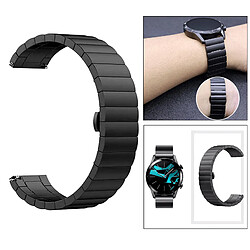 Avis 20 Mm / 22 Mm De Remplacement Du Bracelet De Montre-bracelet En Acier Inoxydable 20 Mm Noir