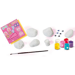 SES Creative Kit créatif pour enfant Peinture sur pierre - SES