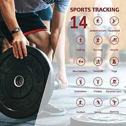 NC Montre Connectée Bracelet- Tracker d'Activité- Montre Sport- IP67 Smartwatch Fitness Tracker Podometre Marche Calorie Sommeil