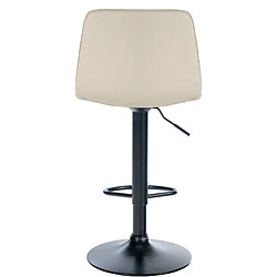 Acheter Non Tabouret de bar Lex simili cuir noir