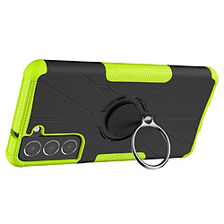 Coque en TPU anti-chute avec béquille pour votre Samsung Galaxy S21 FE 5G - vert