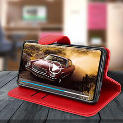 Acheter Avizar Housse Huawei P30 Étui Portefeuille Support Stand - Rouge