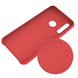 Wewoo Coque Étui de protection étanche en silicone liquide de couleur unie pour Huawei Enjoy 9s rouge pas cher