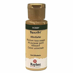 Rayher Peinture acrylique tous usages mat 59 ml -Brun