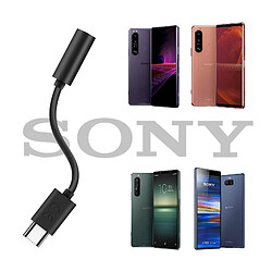 Acheter Adaptateur Audio Sony USB-C mâle vers Jack 3.5mm femelle Noir