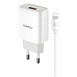 iKaku Kaku KSC-396 Prise USB intelligente 2,4 A Chargeur + Câble USB vers Lightning 1 m