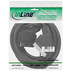 Câble de raccordement Scart, InLine®, mâle/mâle 5m