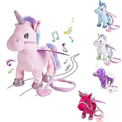 Universal Jouet en peluche de licorne magique de marche électrique