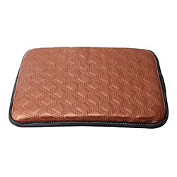 Wewoo Universel Confortable Automobile Accoudoir Tapis brun De Voiture Accoudoirs Couverture Véhicule Centre Console Bras Reste Siège Boîte Doux Coussin, Taille: 29.5 * 21 cm pas cher