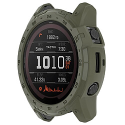 Coque en TPU avec cavité sport à dégagement rapide pour votre Garmin Enduro 2/Tactix 7 - Vert jungle