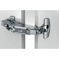 Fp Charnière grand angle Sensys 8657i TH 52 disponible à visser, nickelée HETTICH