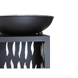 Acheter Purline Barbecue au design élégant avec grill chromé en acier noir