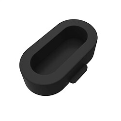 Wewoo Protection écran Smart Watch Port de recharge Gel de silice Bouchon anti-poussière Plug Plug antipoussière pour Fenix 5 / 5S / 5X Noir