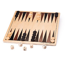 Bigjigs Toys Jeu de backgammon en bois