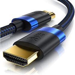 Primewire ? Câble HDMI 2.1 d' 1,5m - 8k @ 30Hz - 8k @ 120Hz DSC - 4k @144Hz - @240Hz DSC - UHD II - HDMI 2.1, 2.0a et 2.0b - 3D - Haut débit Ethernet - VVR - Dynamic HDR 10+ - eARC - Dolby Vision