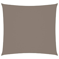 Maison Chic Voile d'ombrage | Voile de parasol | Toile d'ombrage tissu oxford carré 2x2 m taupe -MN79924