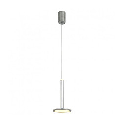 Luminaire Center Suspension moderne Oliver Nickel satiné