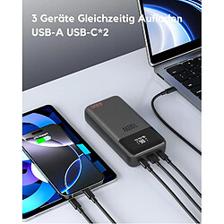 Avis SANAG Batterie Externe 25000Mah 100W Power Bank Charge Rapide Qc3.0 Pd3.0 Chargeur Externe Batterie Portable Externe Pour Macbook Dell Deck Iphone Samsung Android Phone Ipad Airpods Bracelet De Sport