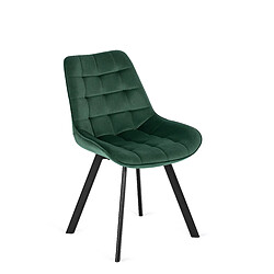 Vivaldi Chaise RICK Vert Velours