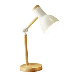 Lampe De Table De Lecture Multi-articulée à LED En Bois élégant, Lampe De Travail, Vert Flexible 5W