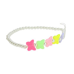 Avizar Bijou de Téléphone Bracelet à Perles et Papillons multicolore Collection Summer